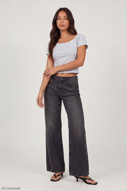 Luxe Heavy Cotton Off Shoulder T-Shirt