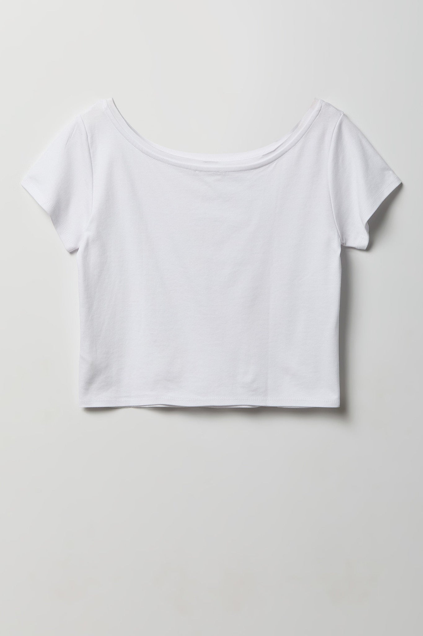 Luxe Heavy Cotton Off Shoulder T-Shirt
