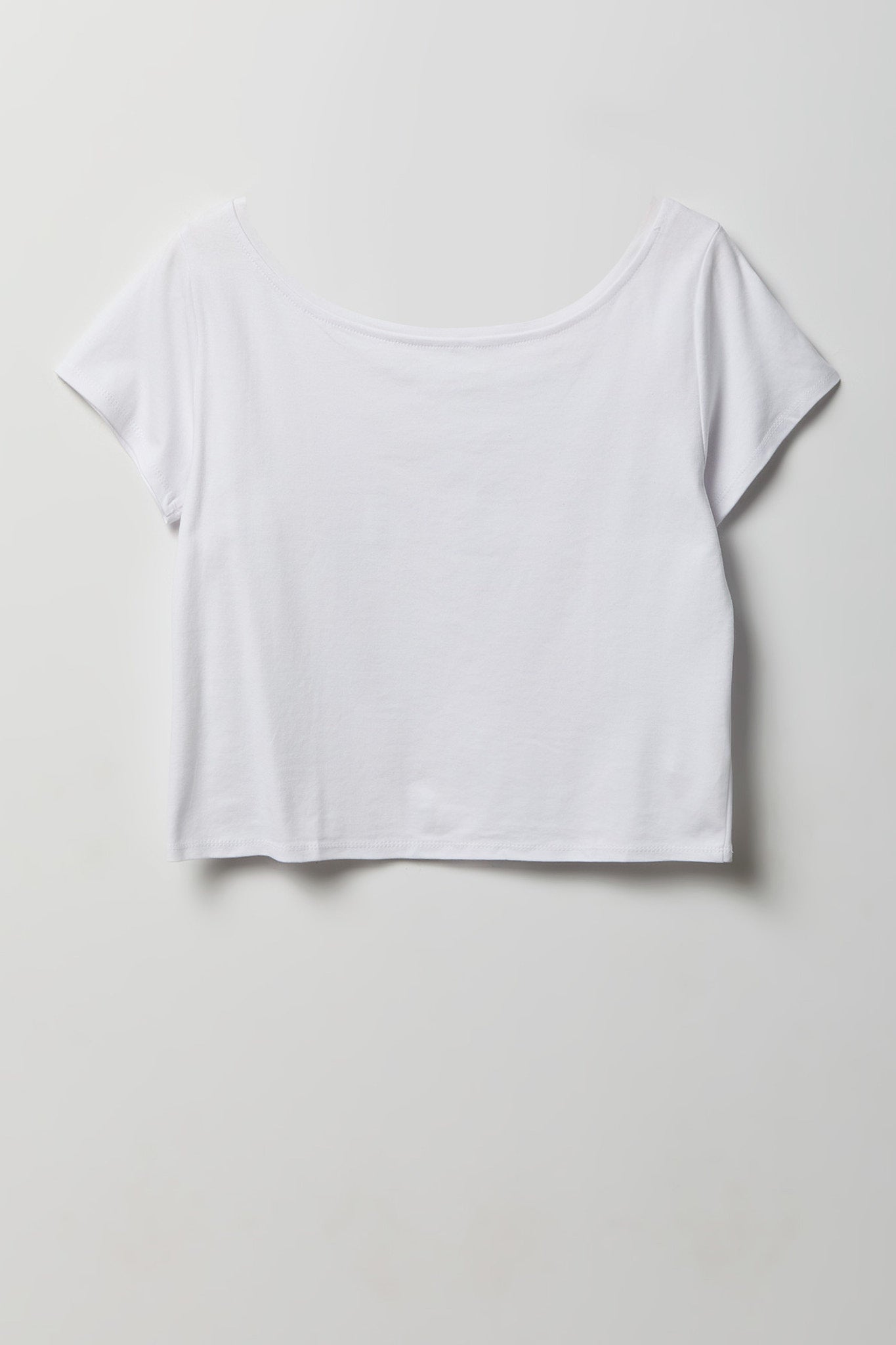 Luxe Heavy Cotton Off Shoulder T-Shirt