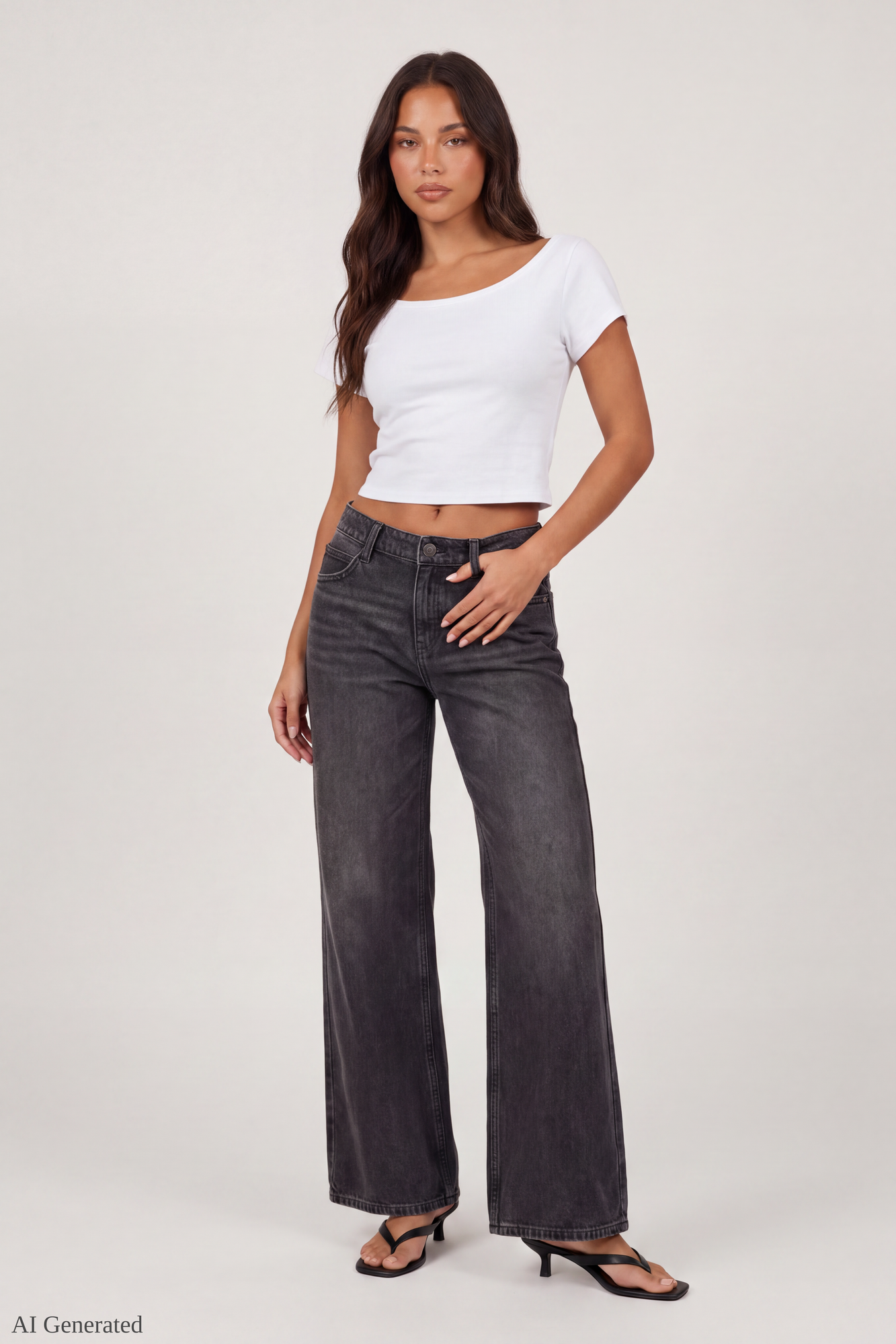 Luxe Heavy Cotton Off Shoulder T-Shirt