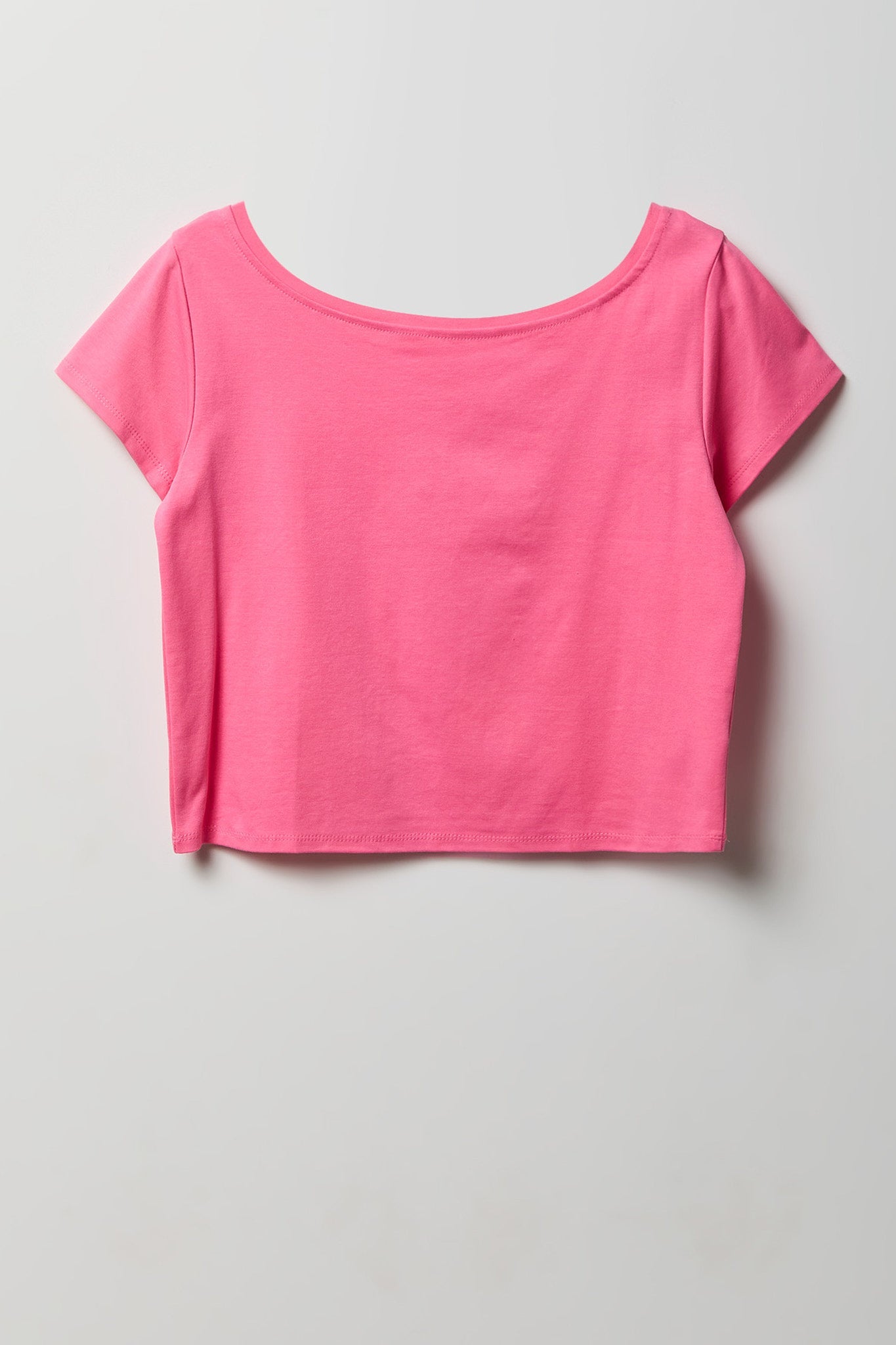 Luxe Heavy Cotton Off Shoulder T-Shirt
