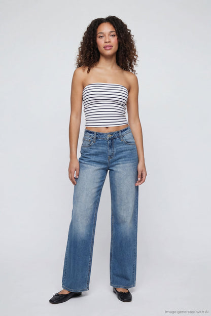 Brooklyn Low Rise Baggy Medium Jean