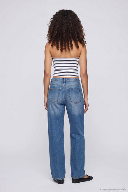Brooklyn Low Rise Baggy Medium Jean
