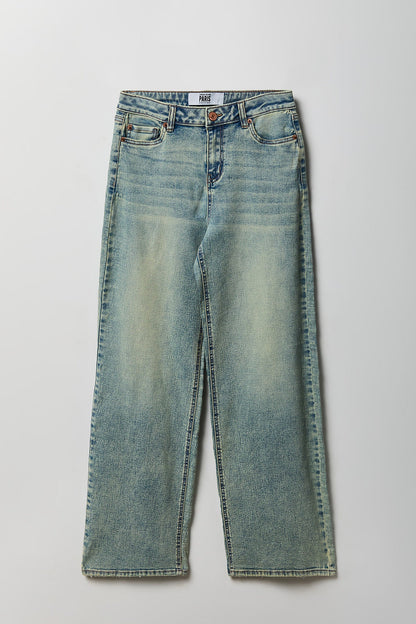 Paris Stretch High Rise Wide Leg Vintage Medium Jean