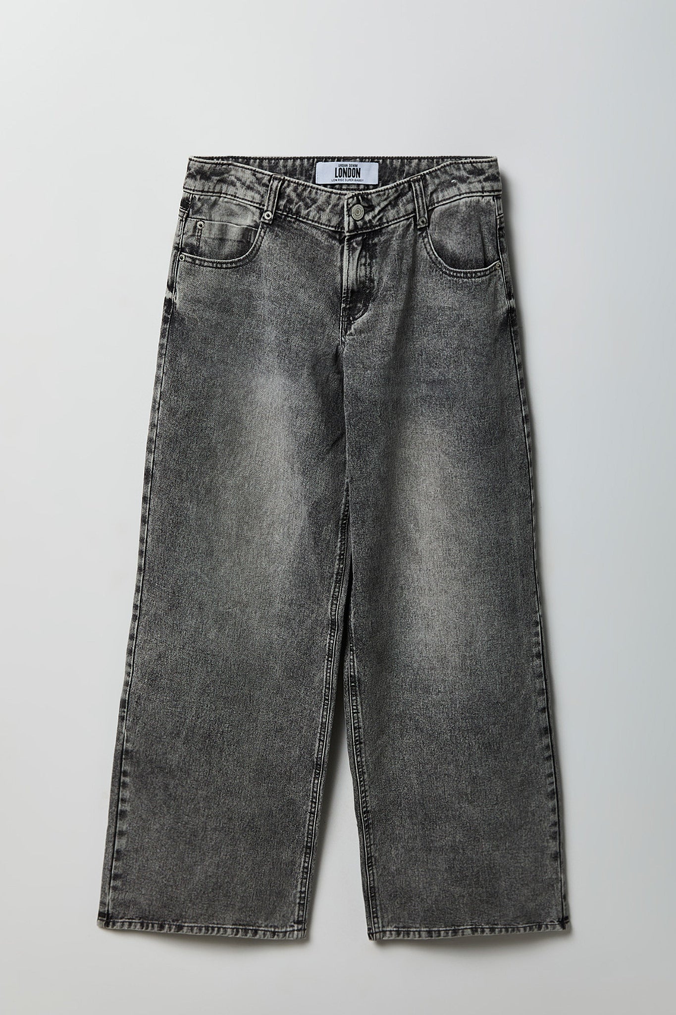 London Low Rise Super Baggy Vintage Grey Jean