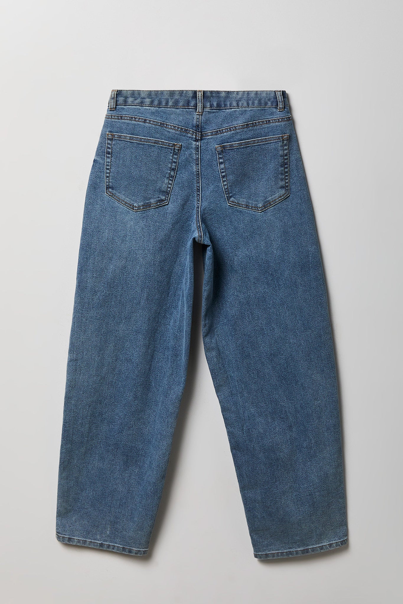 Stretch High Rise Barrel Medium Jean