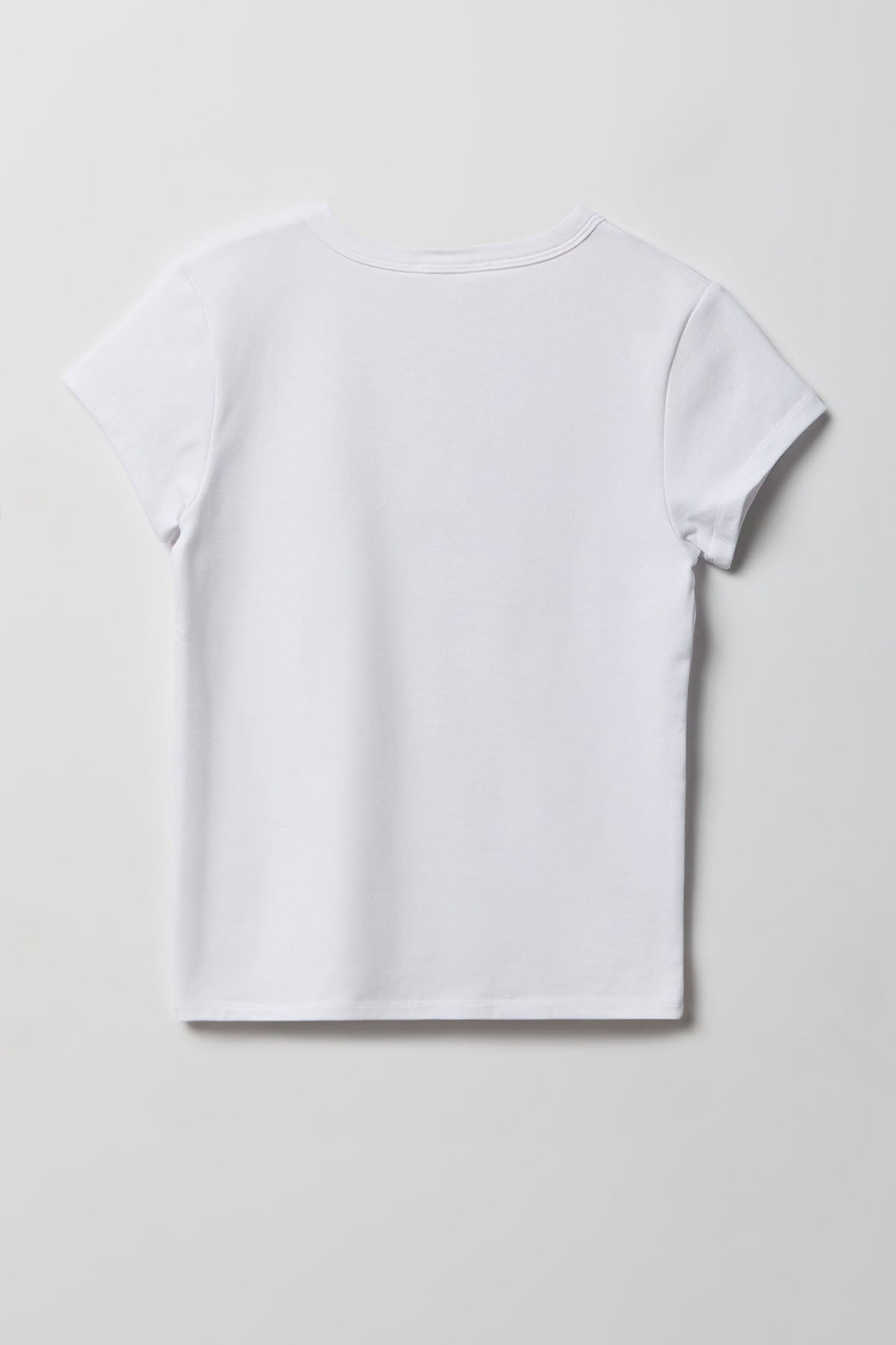 Ribbed Crewneck T-Shirt