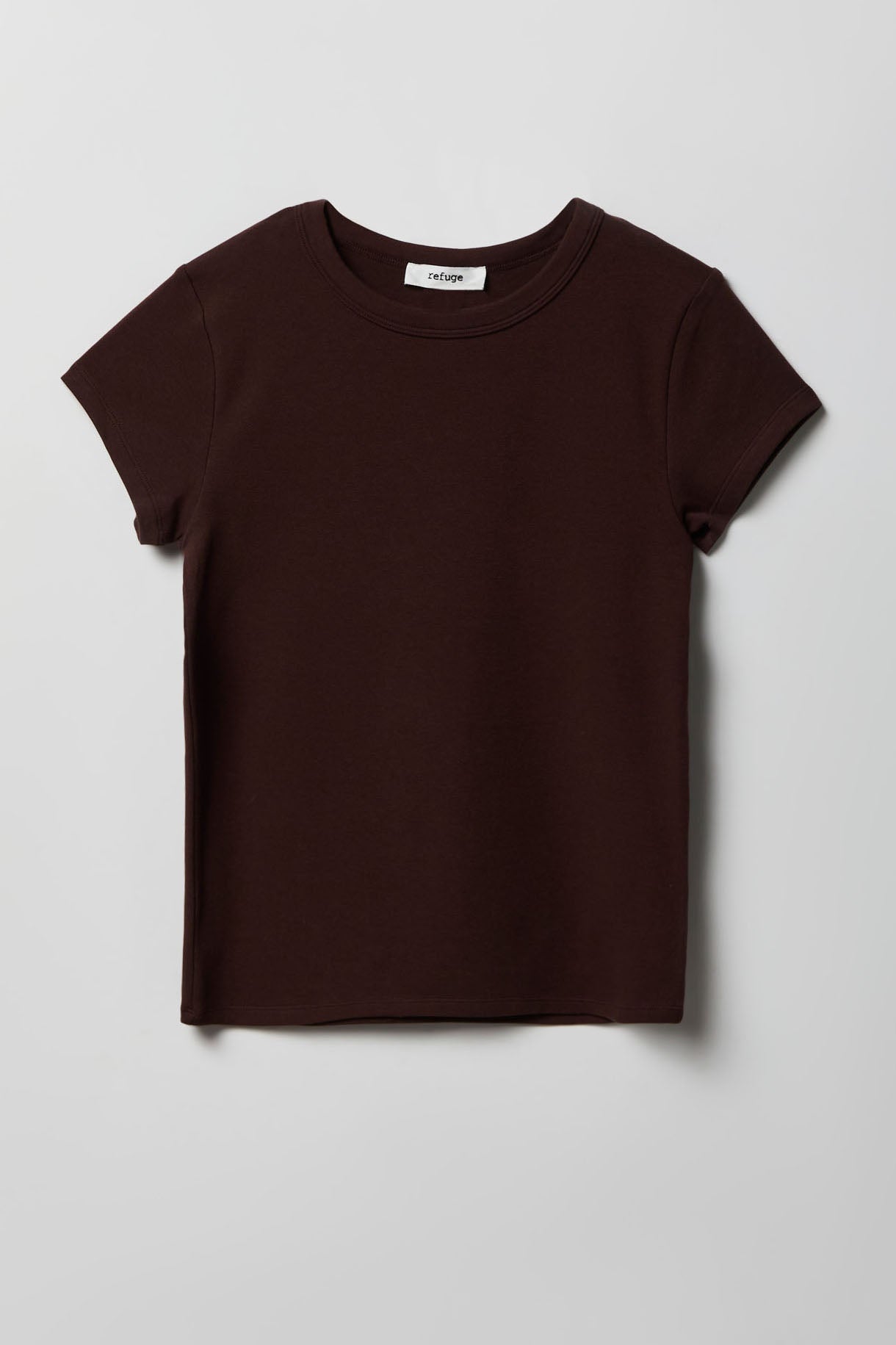 Ribbed Crewneck T-Shirt
