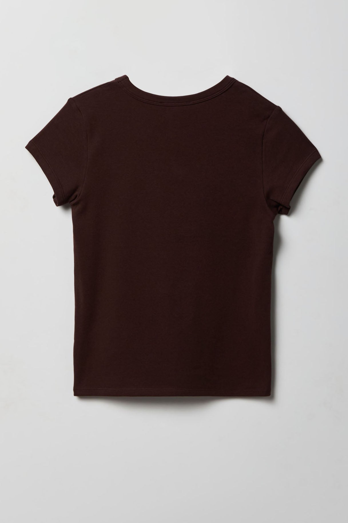 Ribbed Crewneck T-Shirt