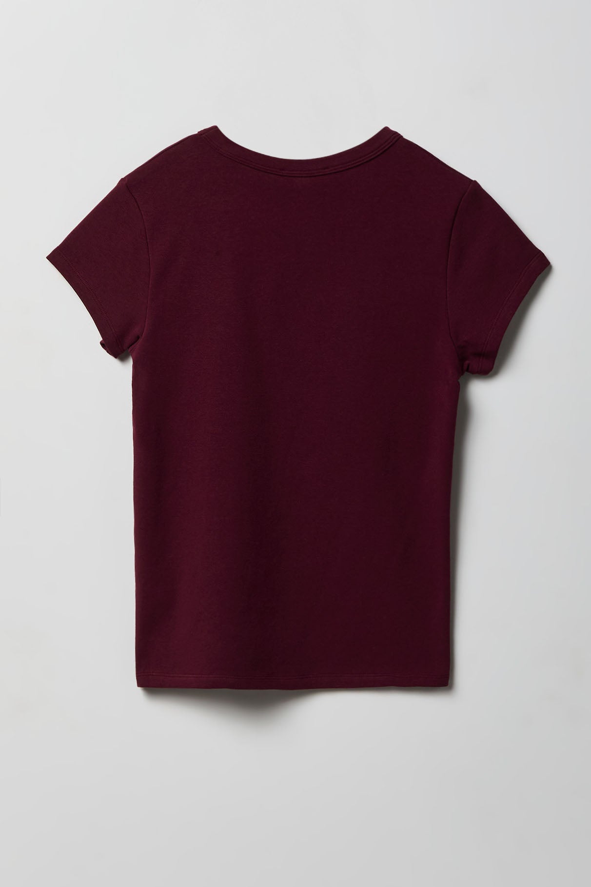 Ribbed Crewneck T-Shirt