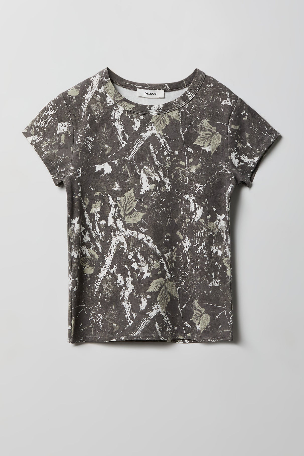 Ribbed Crewneck T-Shirt