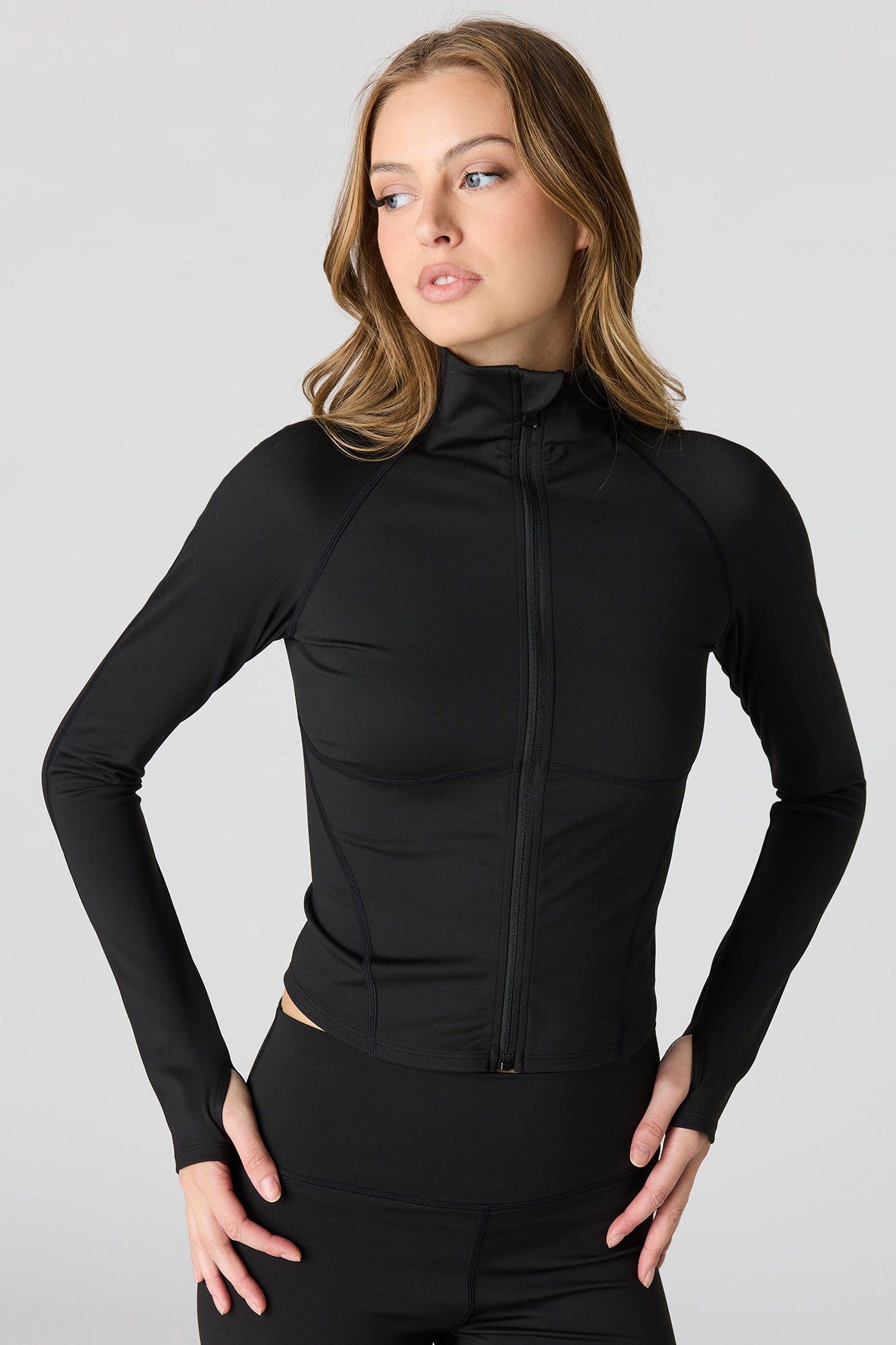 Active High Density Zip-Up Jacket