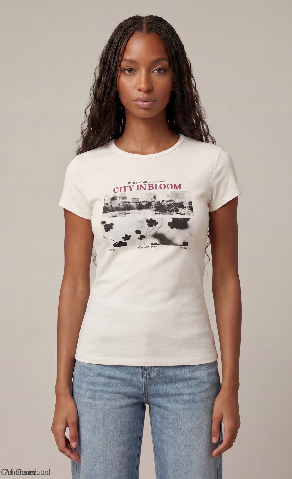 Fitted Graphic T-Shirt