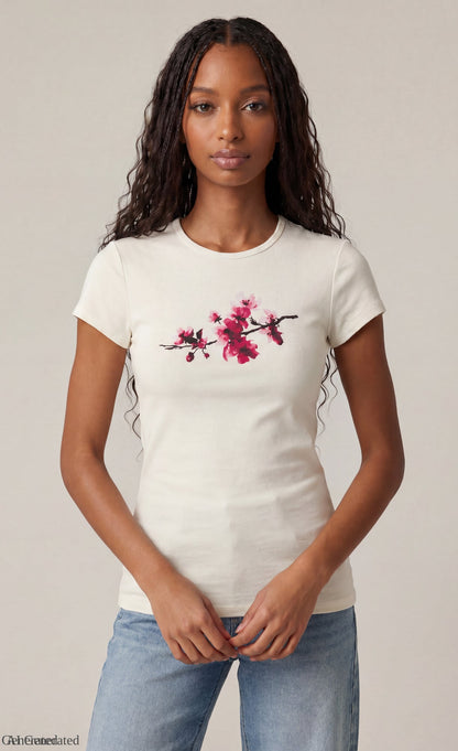 Fitted Graphic T-Shirt