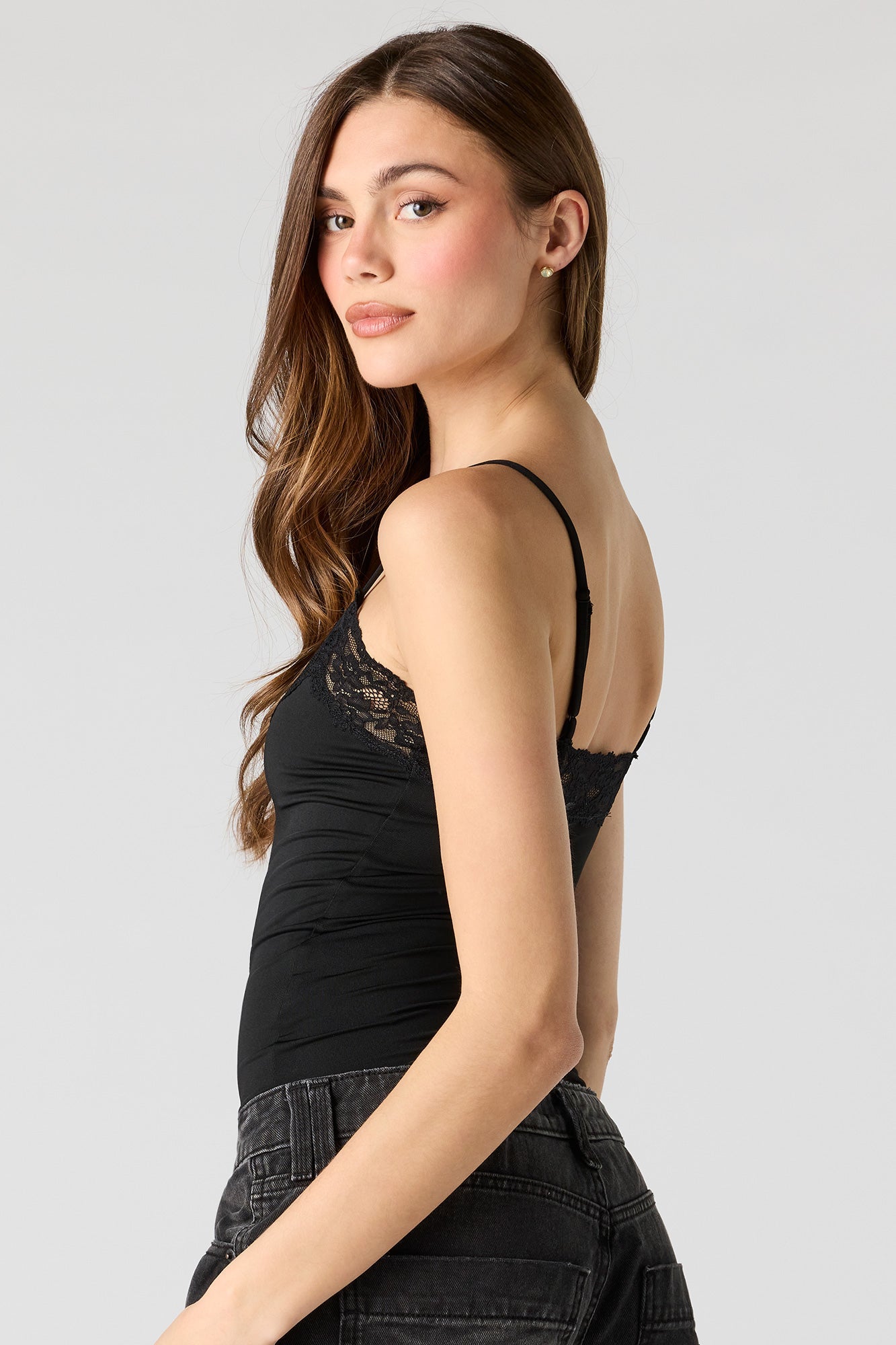 Contour Lace Cami Bodysuit