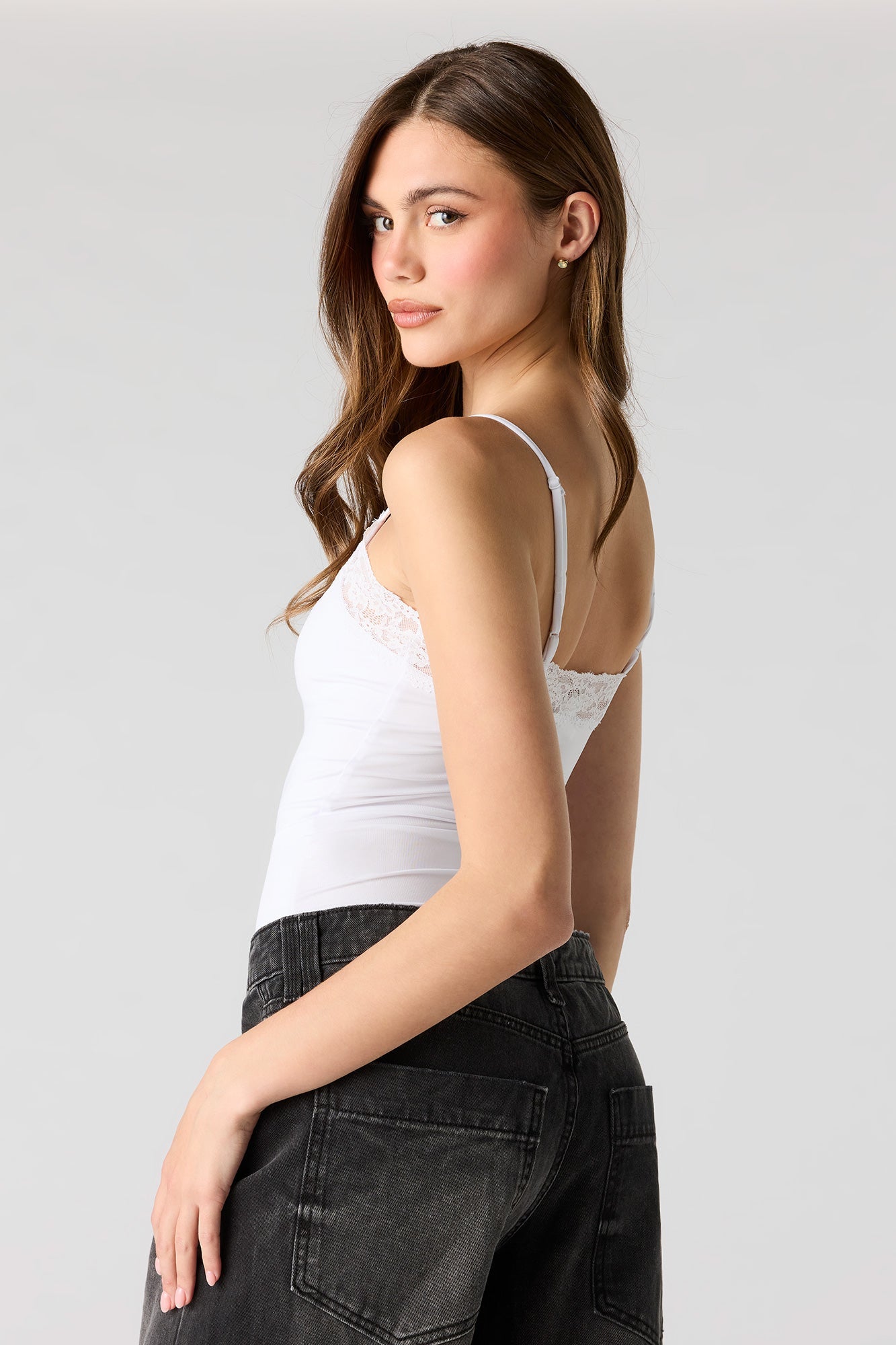 Contour Lace Cami Bodysuit