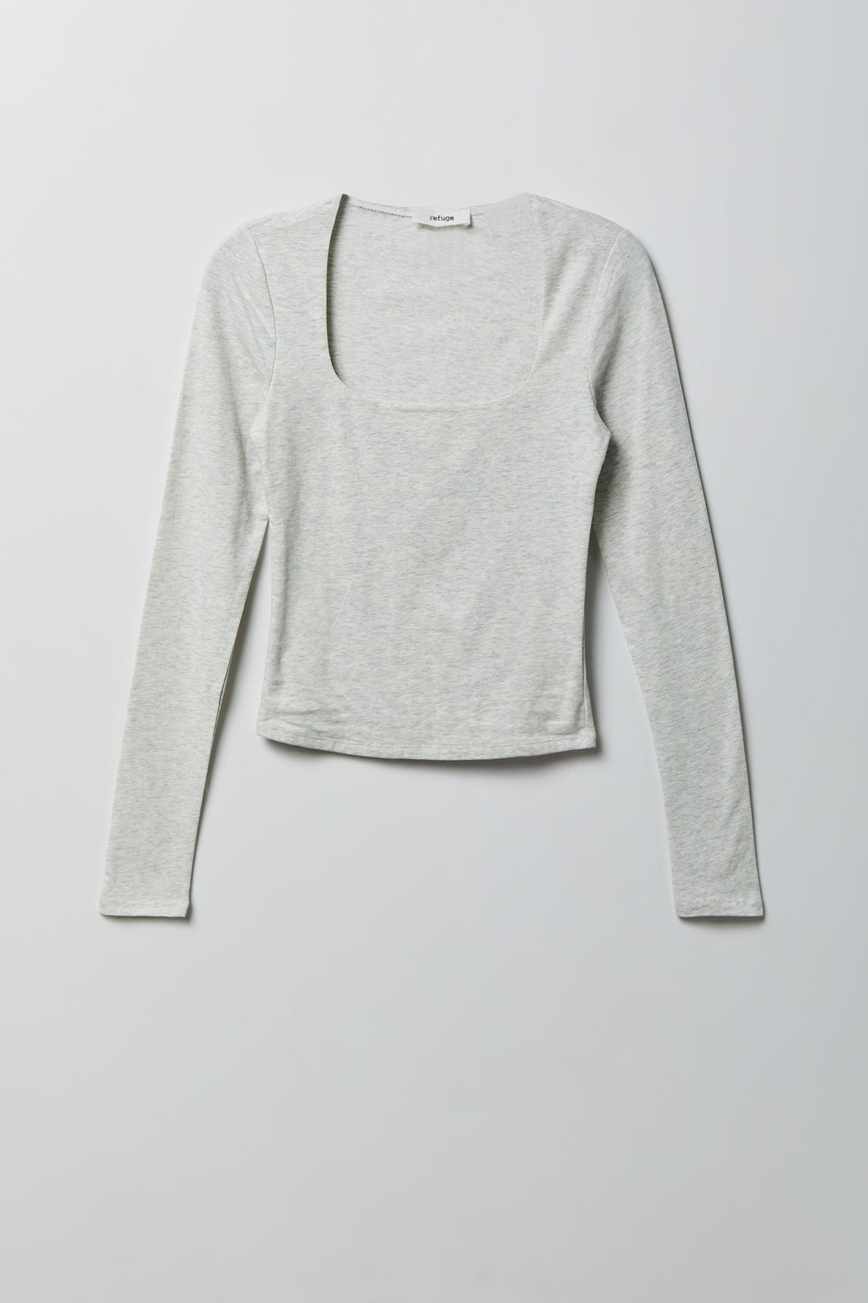 Soft Contour Square Neck Long Sleeve Top