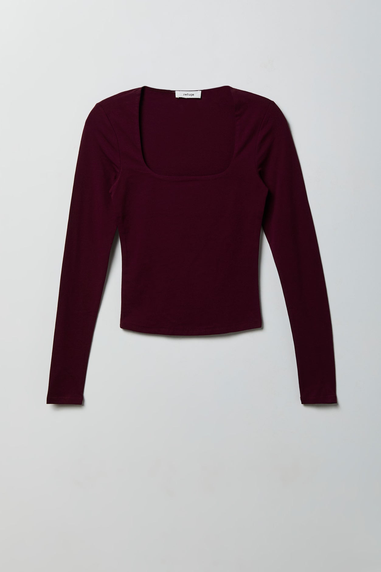 Soft Contour Square Neck Long Sleeve Top