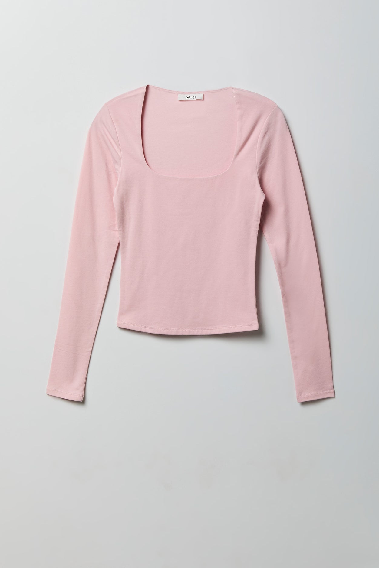 Soft Contour Square Neck Long Sleeve Top