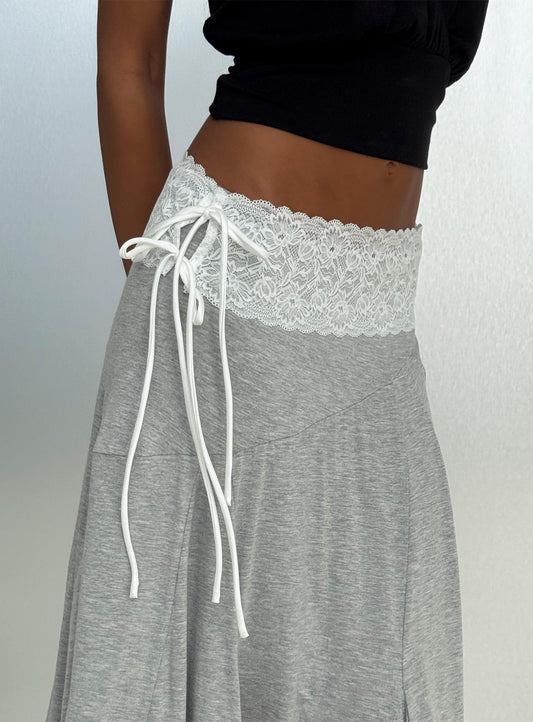 Spin The Bottle Lace Belt White