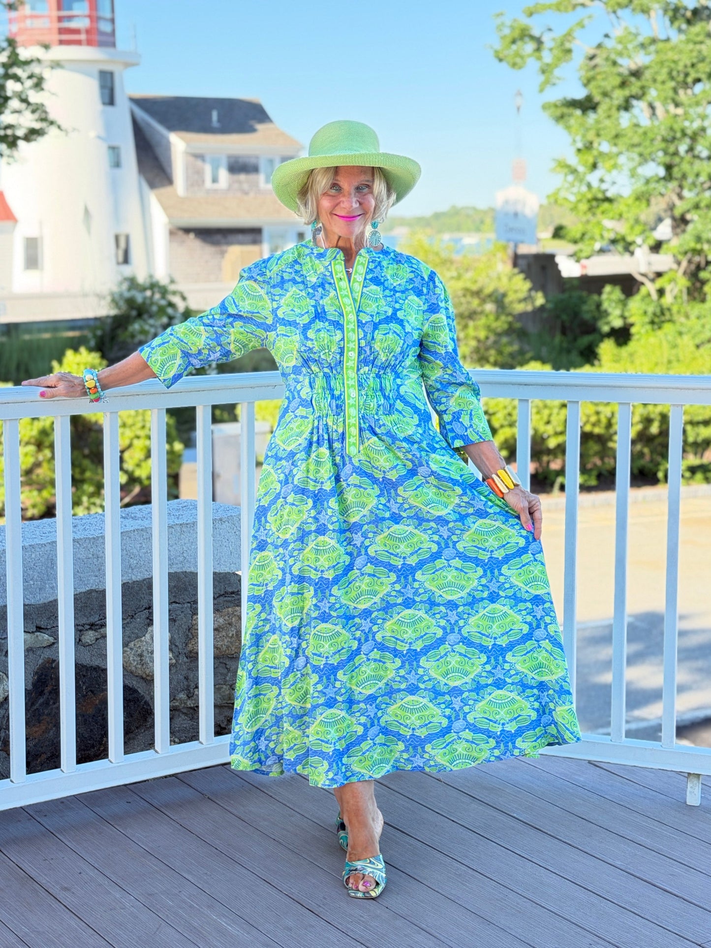 SEA GLASS TREASURE COLLAR MAXI