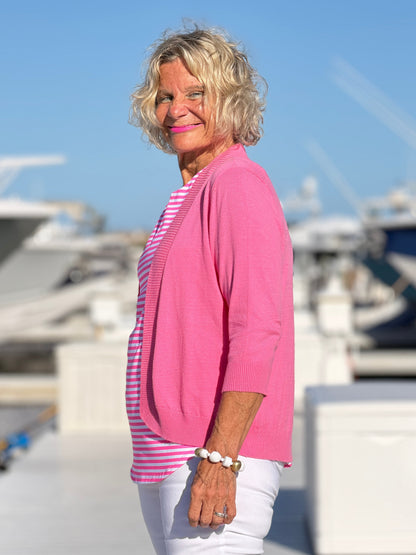 MARINA PINK STRIPE TANK