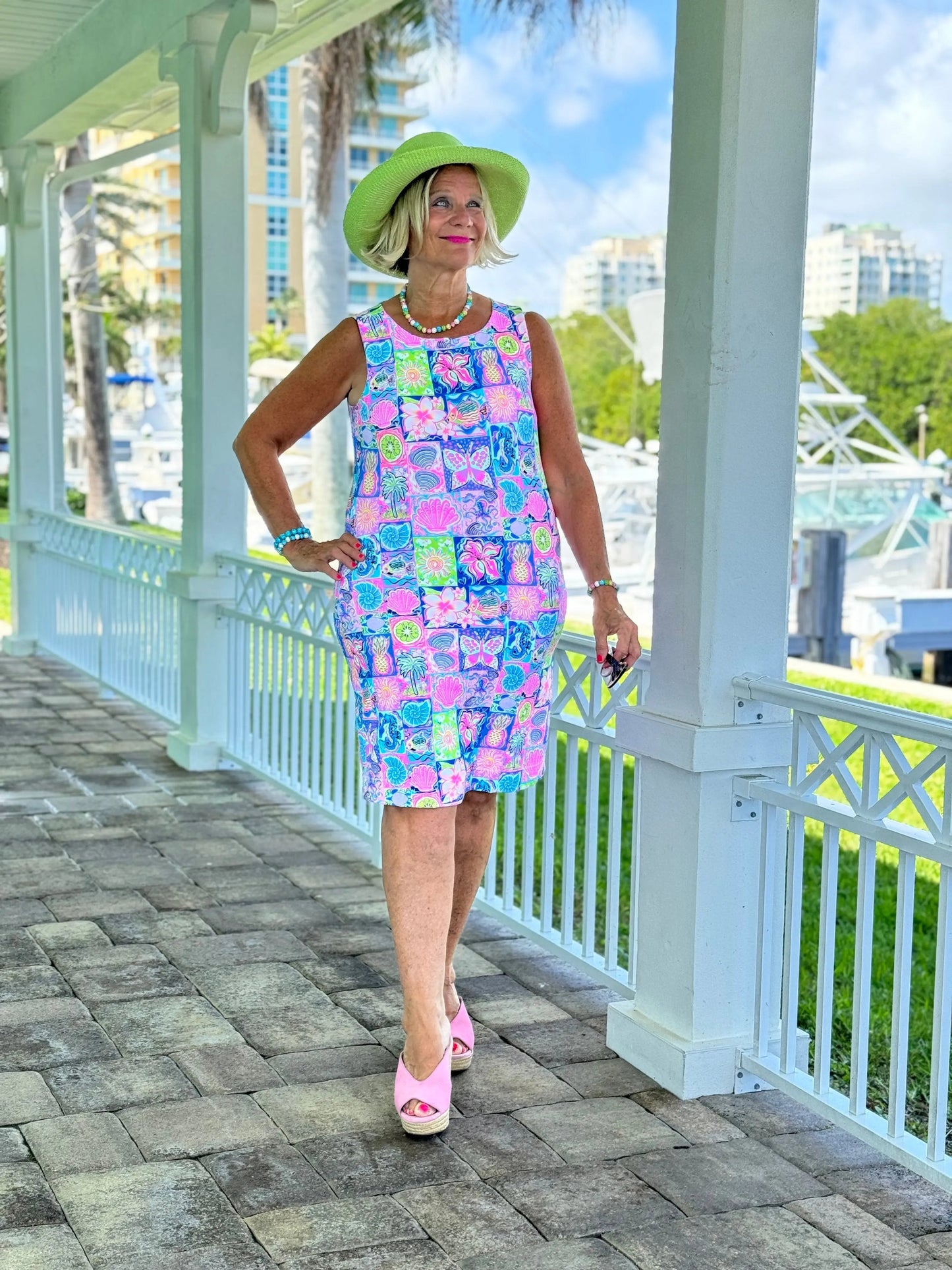 SANDY BEACH COLOR SHIFT DRESS