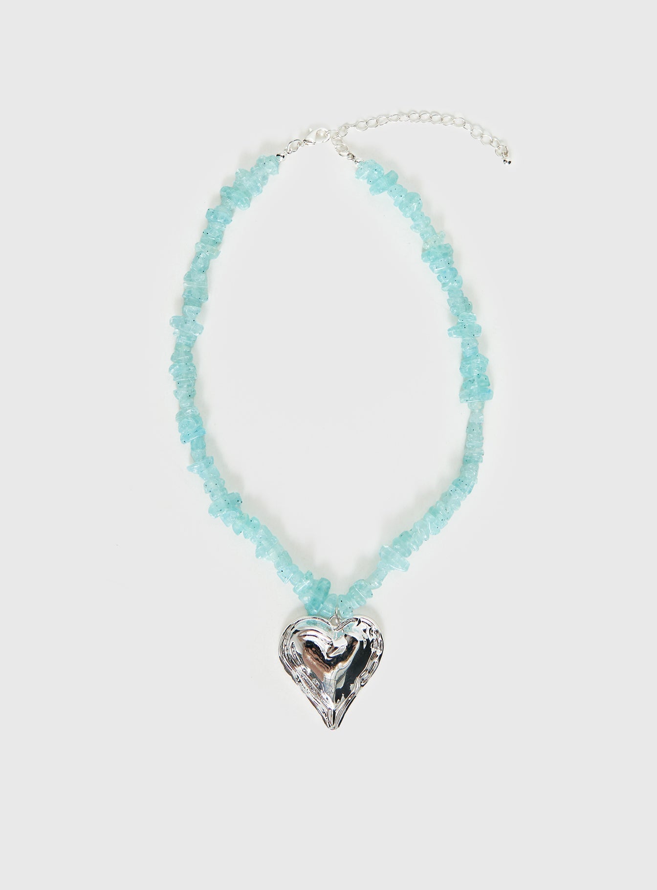 Ralina Pendant Necklace Silver / Aqua