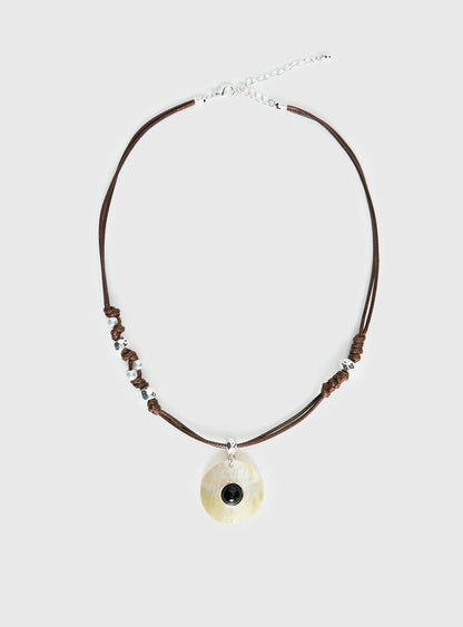 Saturn Returns Pendant Necklace Silver