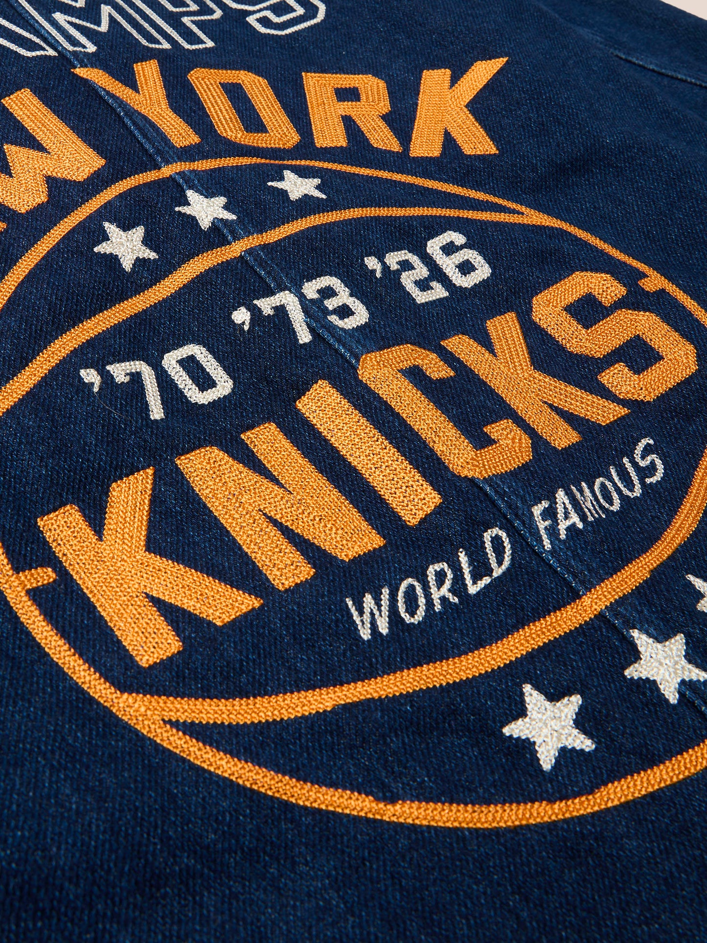 Limited Edition NY Knicks Championship Studio Jacket - Tidewater Wash