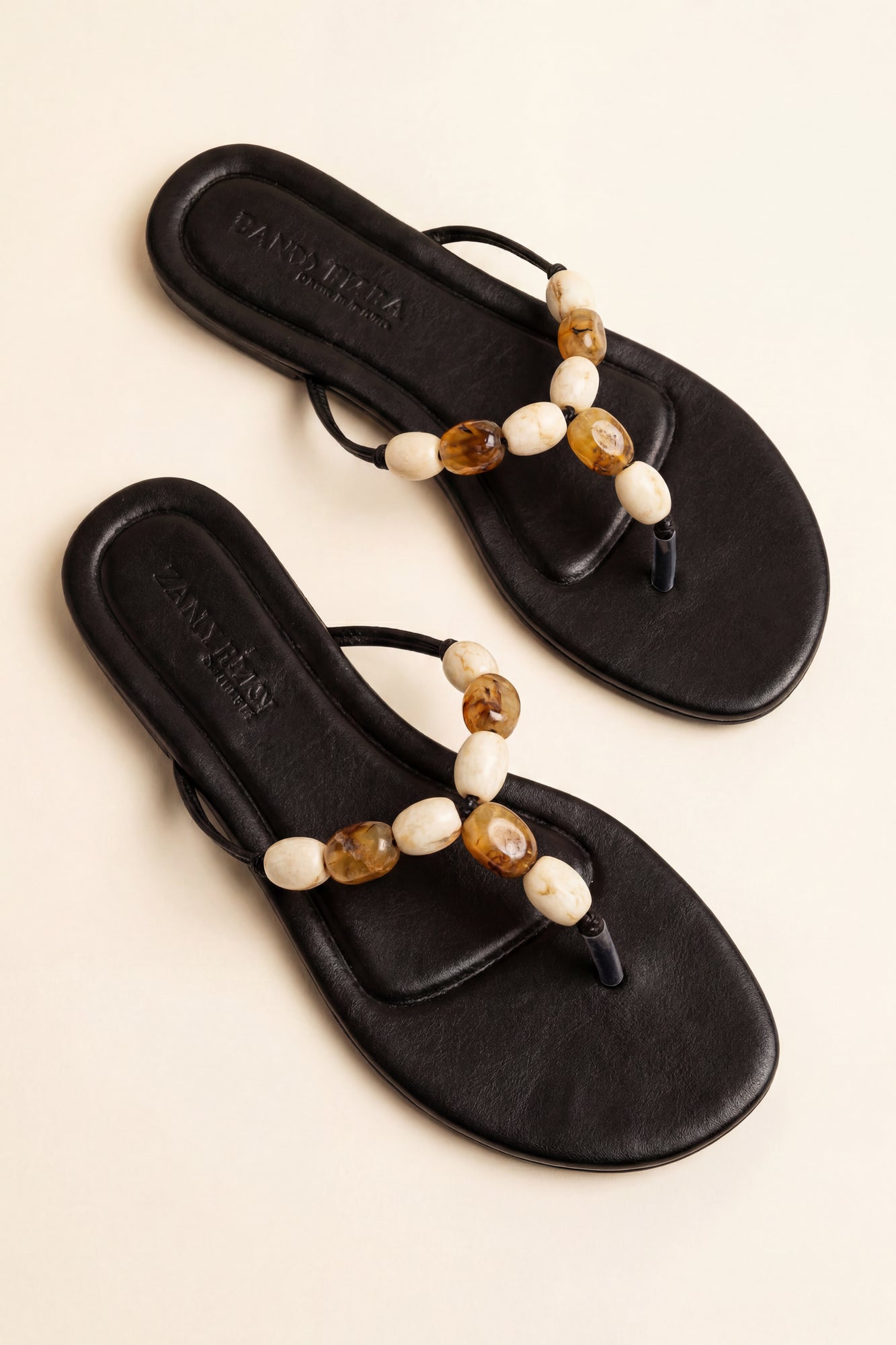 Beaded Thong Sandals