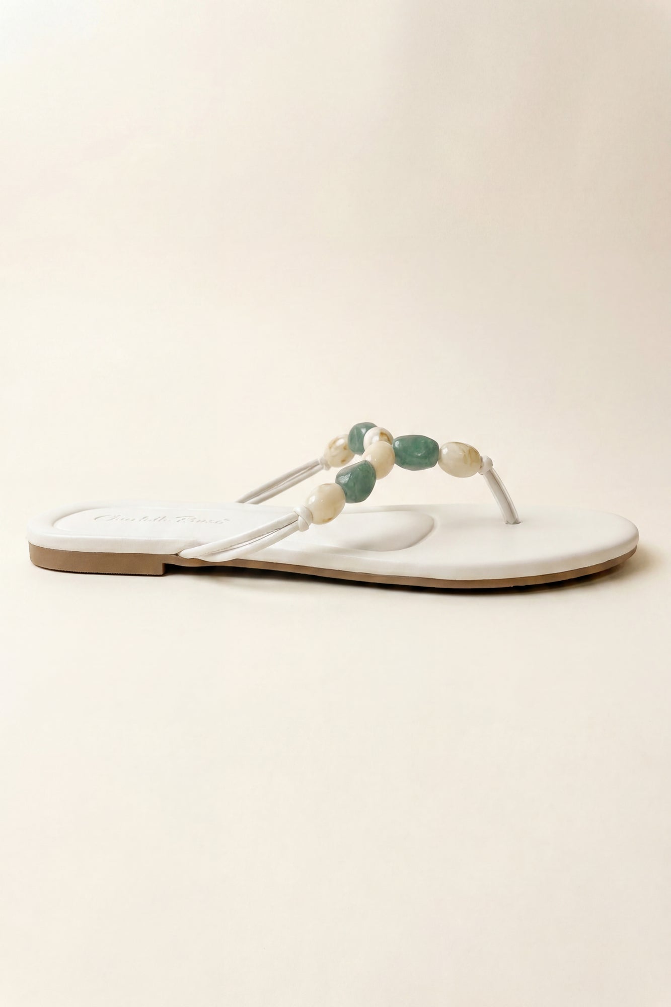Beaded Thong Sandals