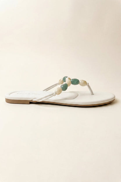 Beaded Thong Sandals