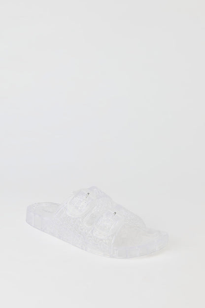 Buckle Jelly Sandals