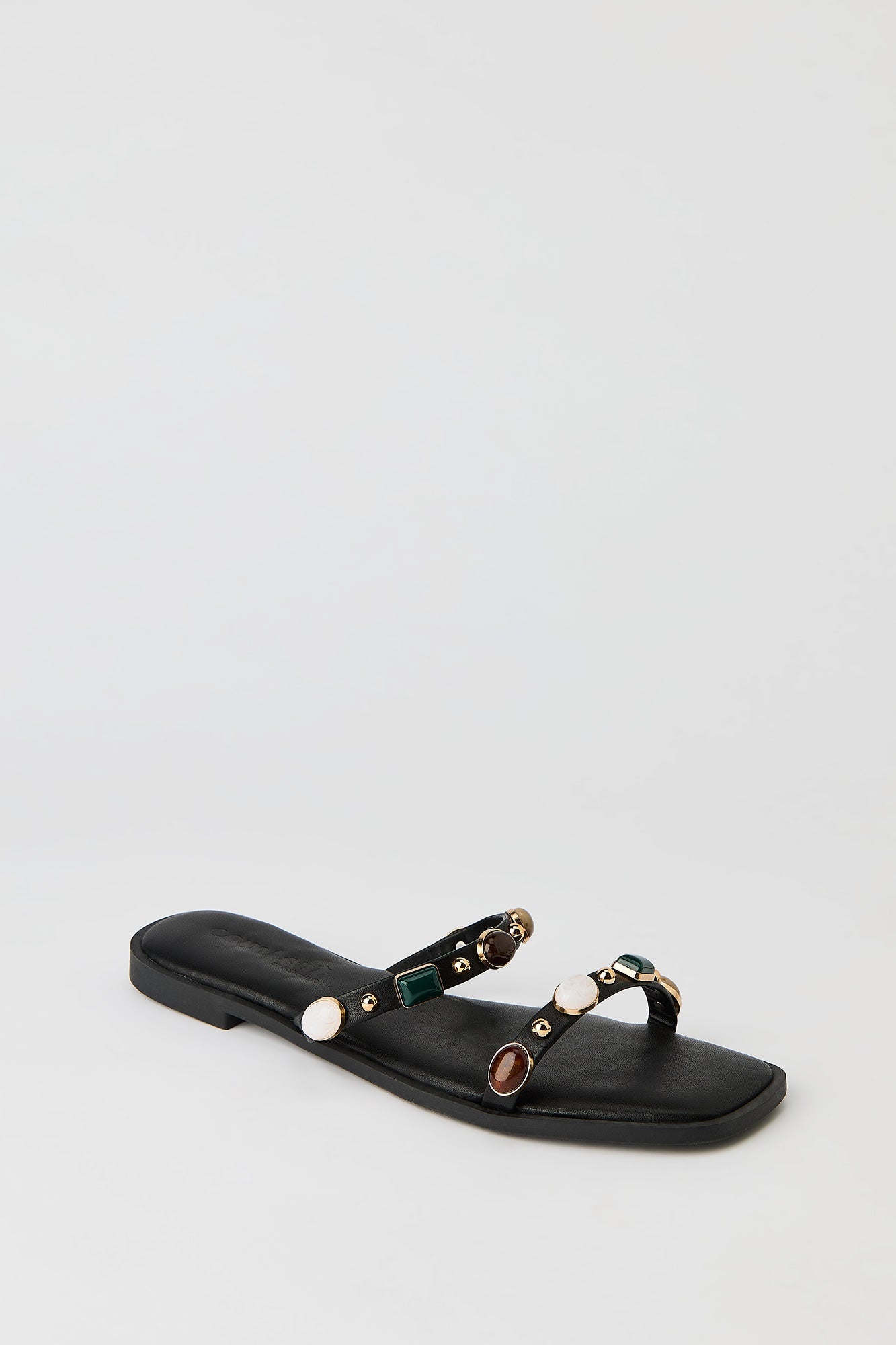 Band Sandal with Gems