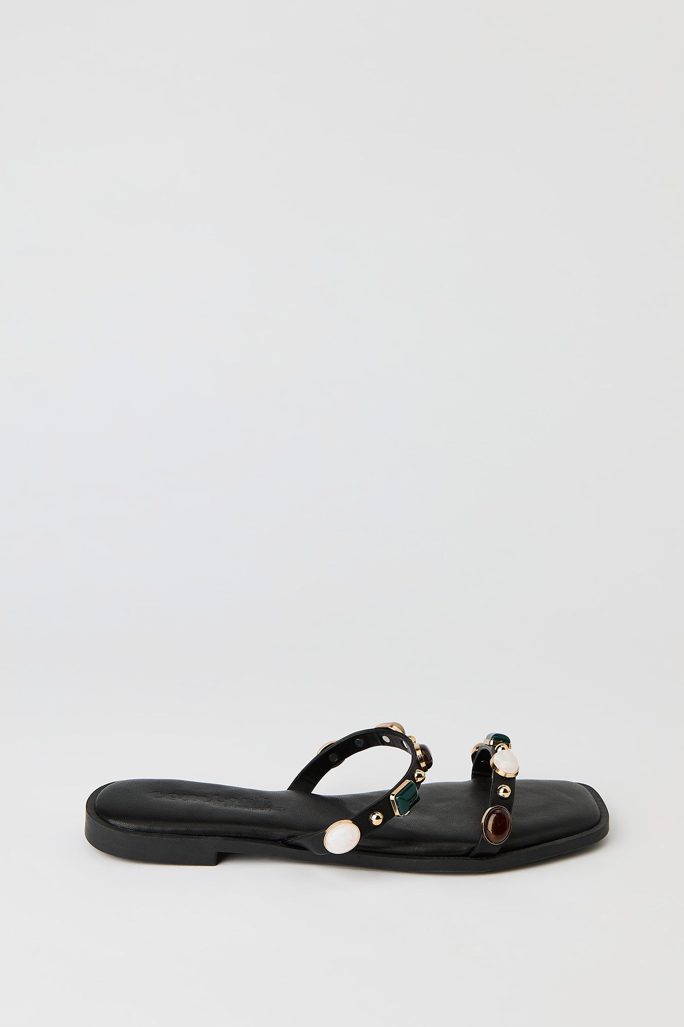 Band Sandal with Gems