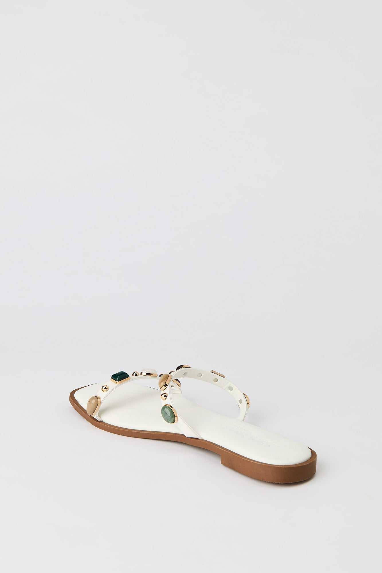 Band Sandal with Gems