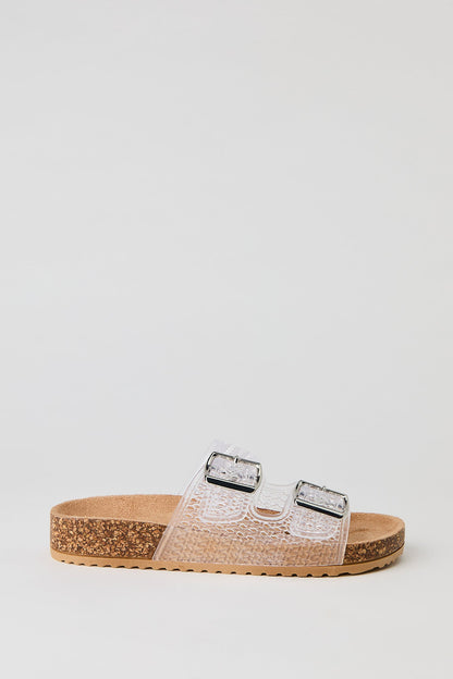Jelly Double Buckle Sandal
