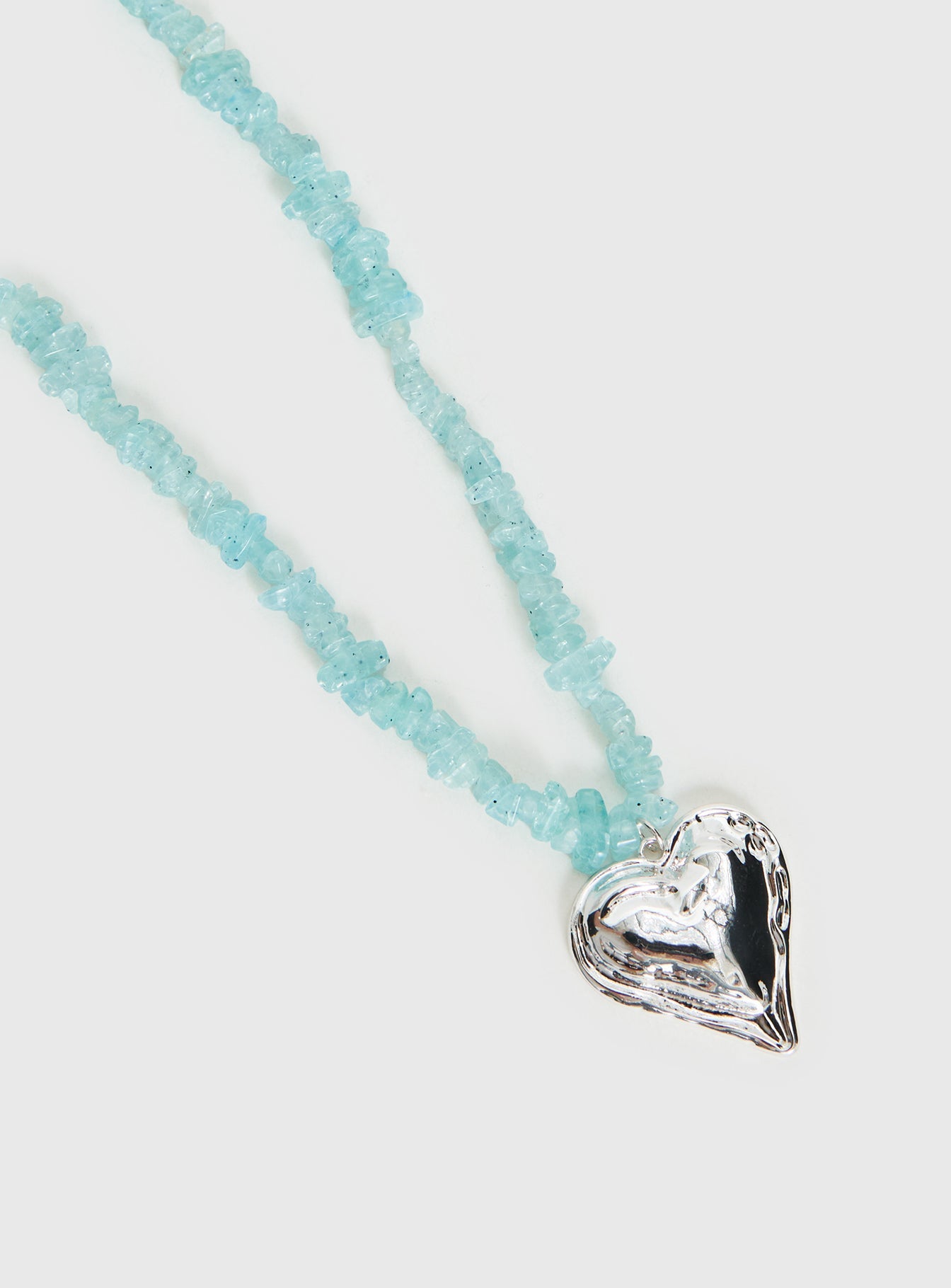 Ralina Pendant Necklace Silver / Aqua
