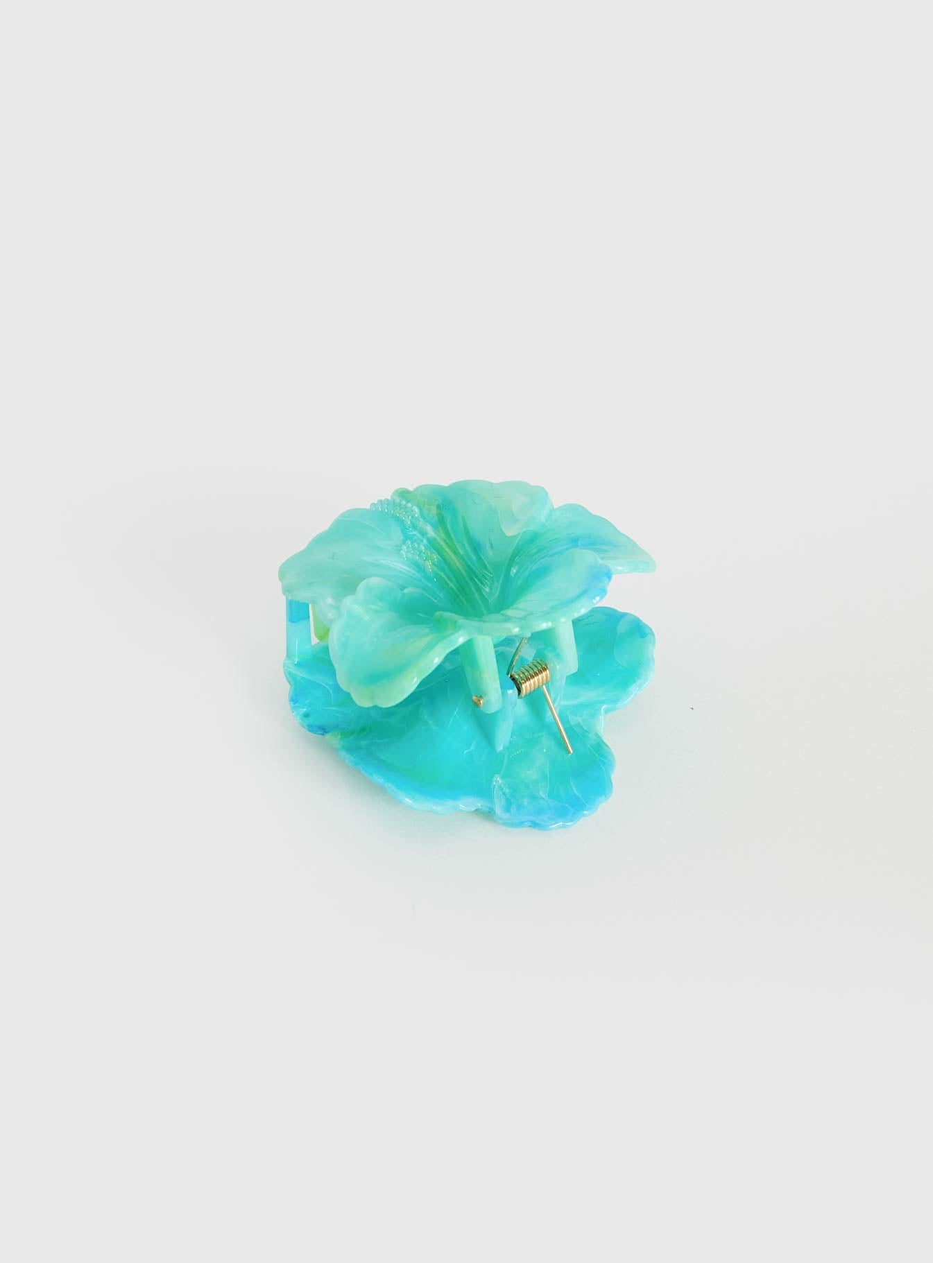 Malissa Flower Hair Clip Blue