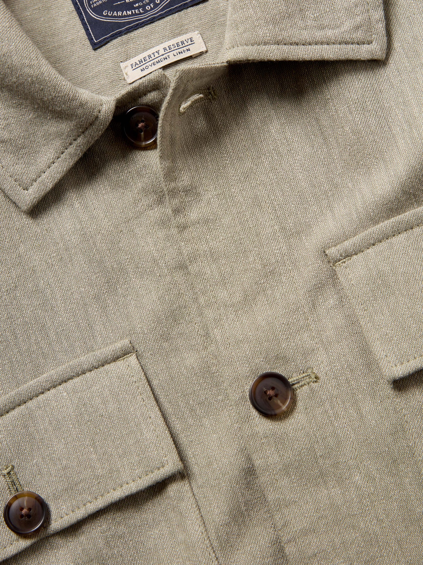Movement™ Linen Shirt Jacket - Sage Cliff