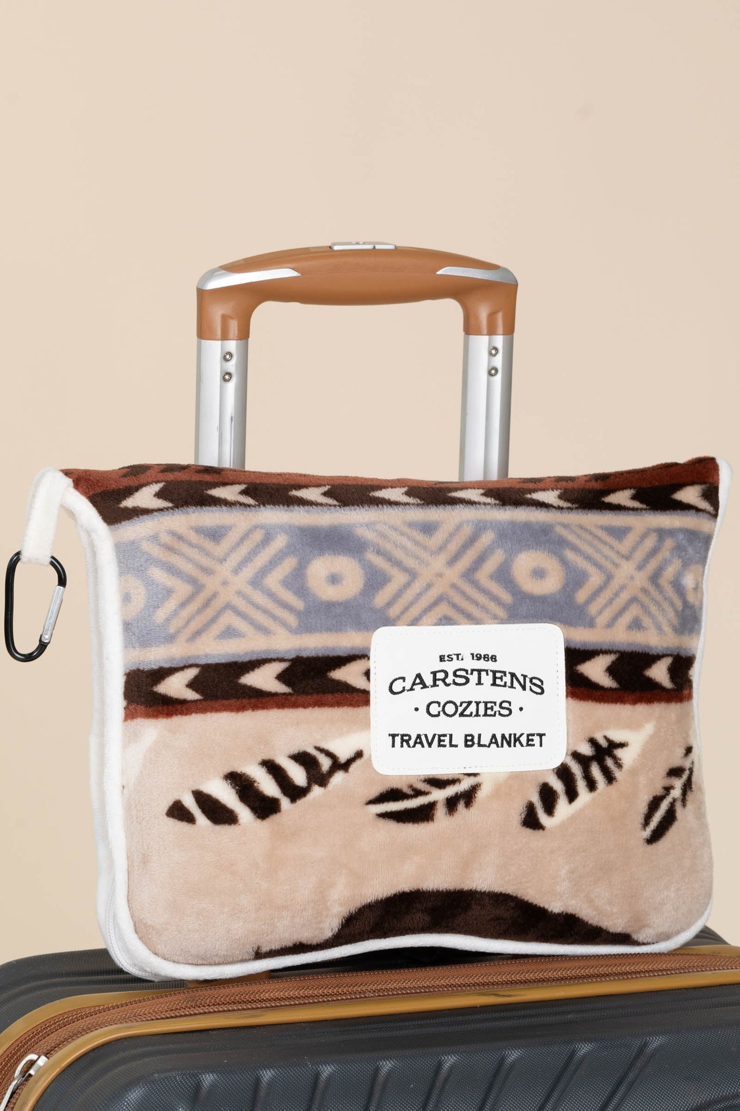 Buffalo Stripe Travel Blanket