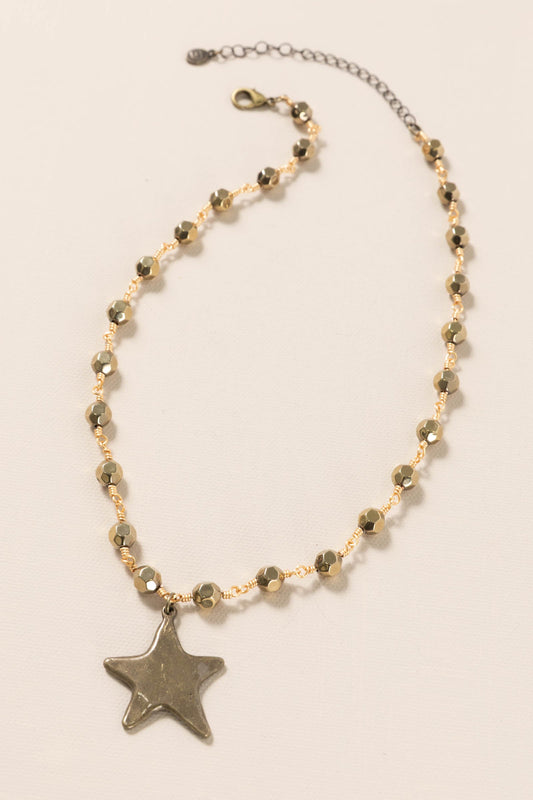 Bronze Star Pendant Necklace