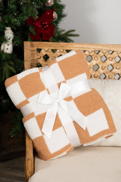 Checkerboard Luxury Soft Blanket