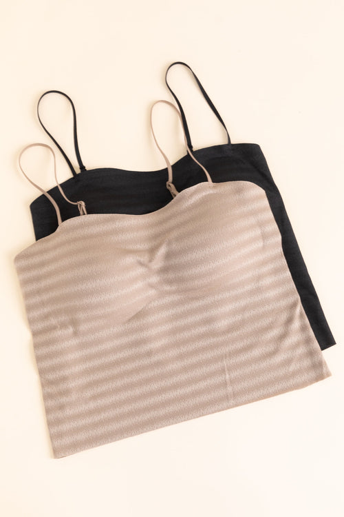 Contrast Stripe Bralettes