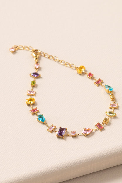 Colorful Gem Bracelets