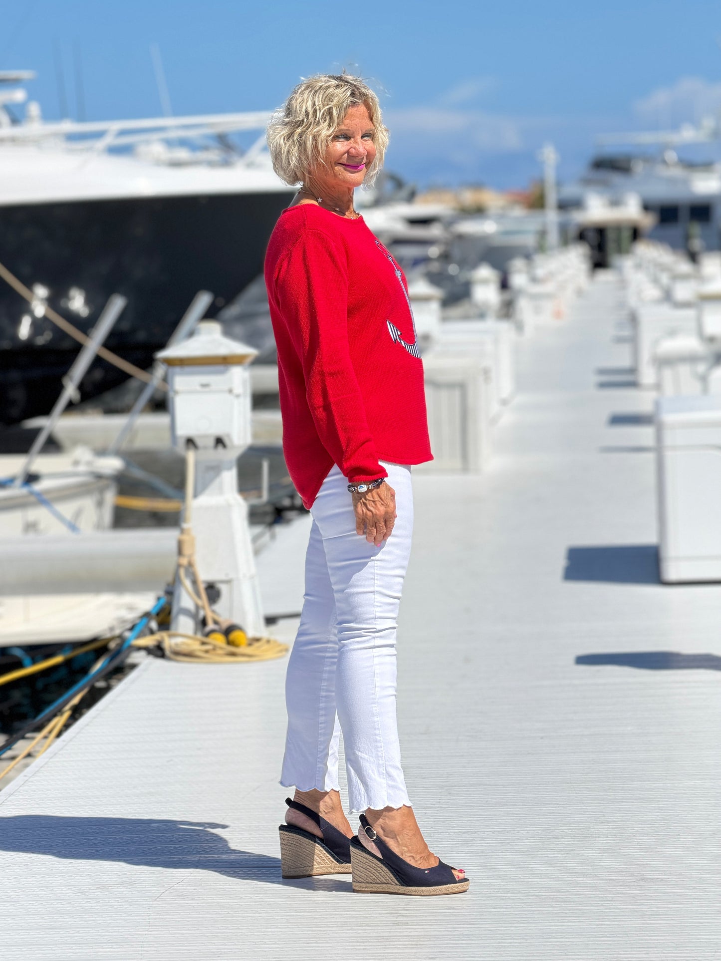 NAUTICAL STRIPE SWEATER