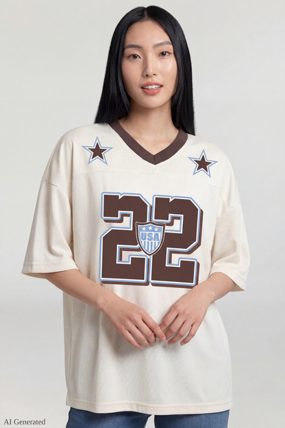 Graphic Mesh Jersey
