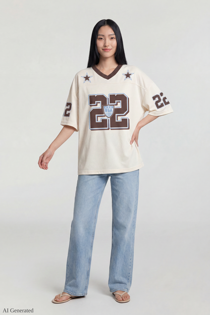 Graphic Mesh Jersey