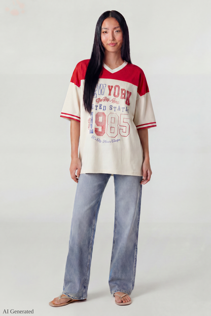 Graphic Mesh Jersey